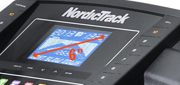 NordicTrack c200 futópad kijelző mérete NordicTrack c200 futópad kijelző mérete