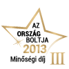 Ország Boltja - 2013 - Minőségi díj